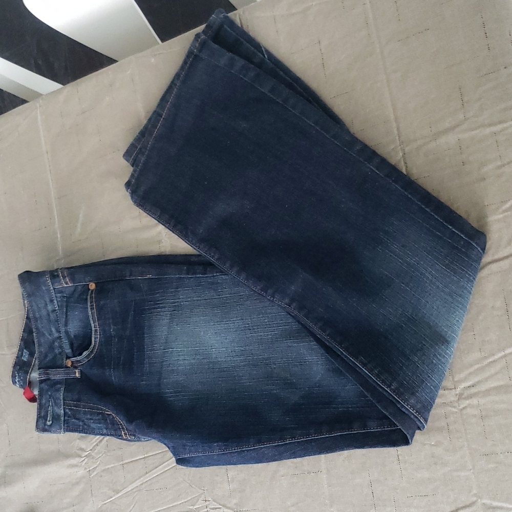 GUESS CARLA FLARE JEANS SIZE 28/34 STRETCH